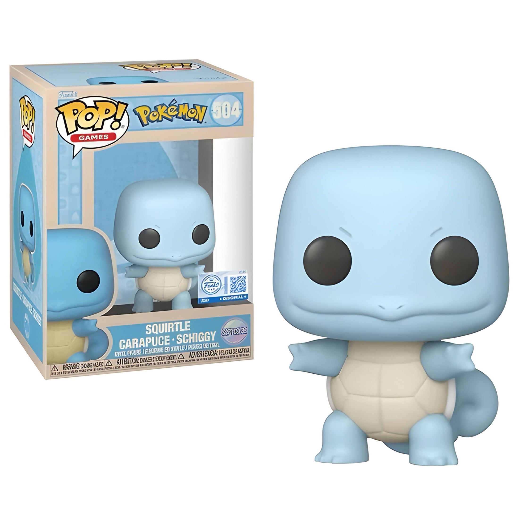 Funko Pop! Games Pokémon - Squirtle (Soft Color) (504)