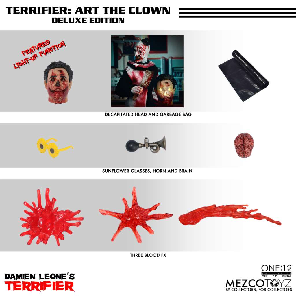 ""PRE-ORDER"" Terrifier Art The Clown Dlx Af - Mezco Toys