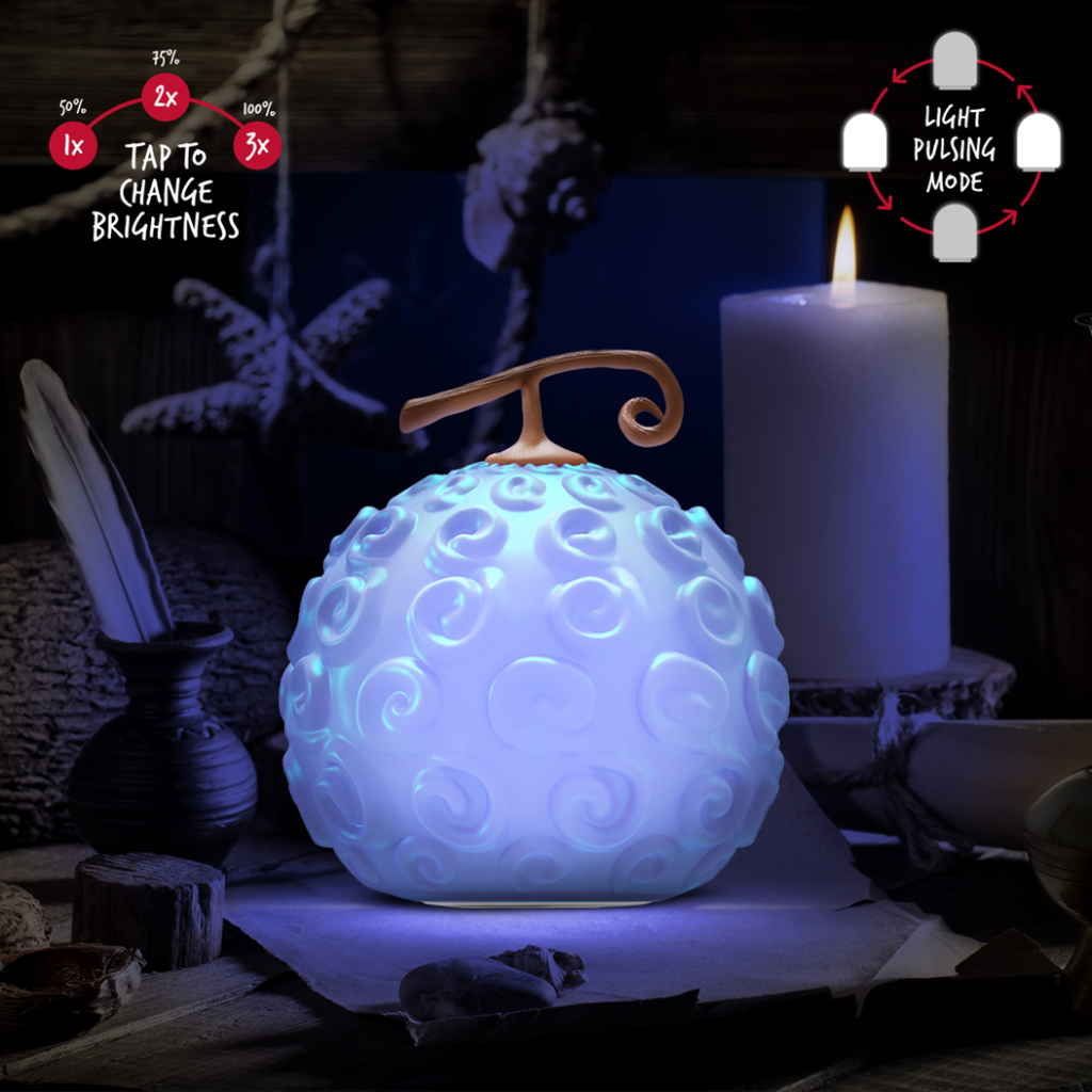 ONE PIECE - GUMGUM FRUIT SQUISHYGLO SILICONE LIGHT RECHARGEABLE