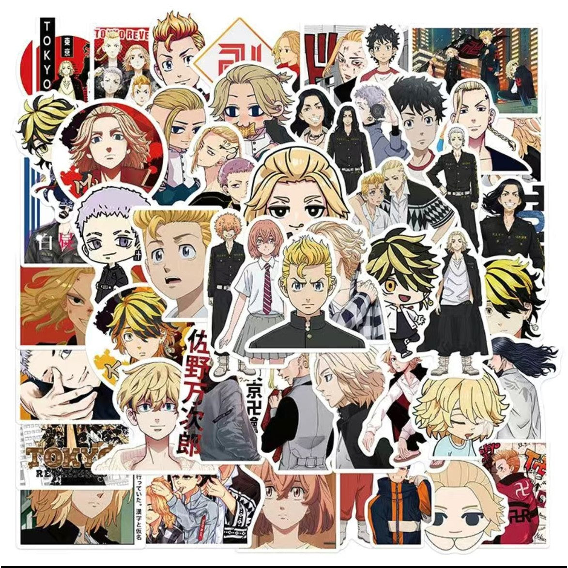 Sticker Pack Anime - Tokyo Revengers (10, 15 o 20 sticker)