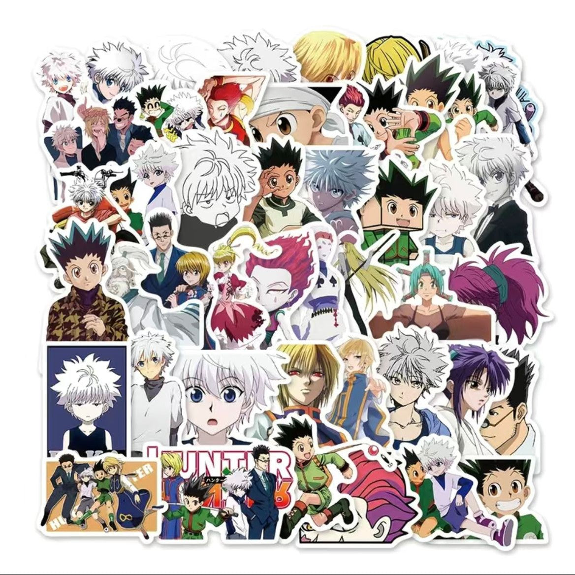 Sticker Pack Anime - Hunter x Hunter (10, 15 o 20 sticker)