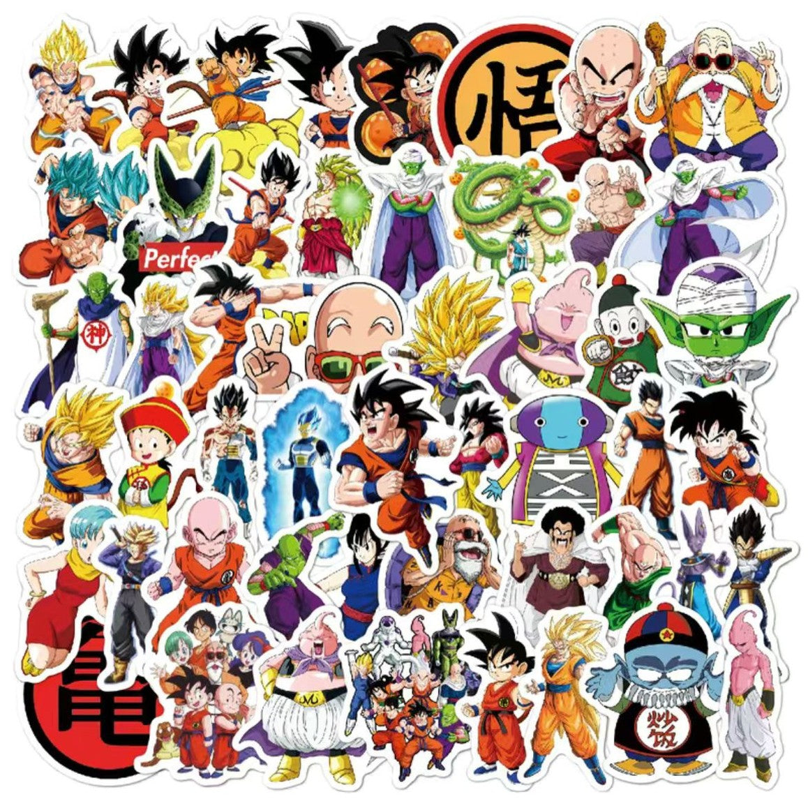 Sticker Pack Anime - Dragon Ball (10, 15 o 20 sticker)
