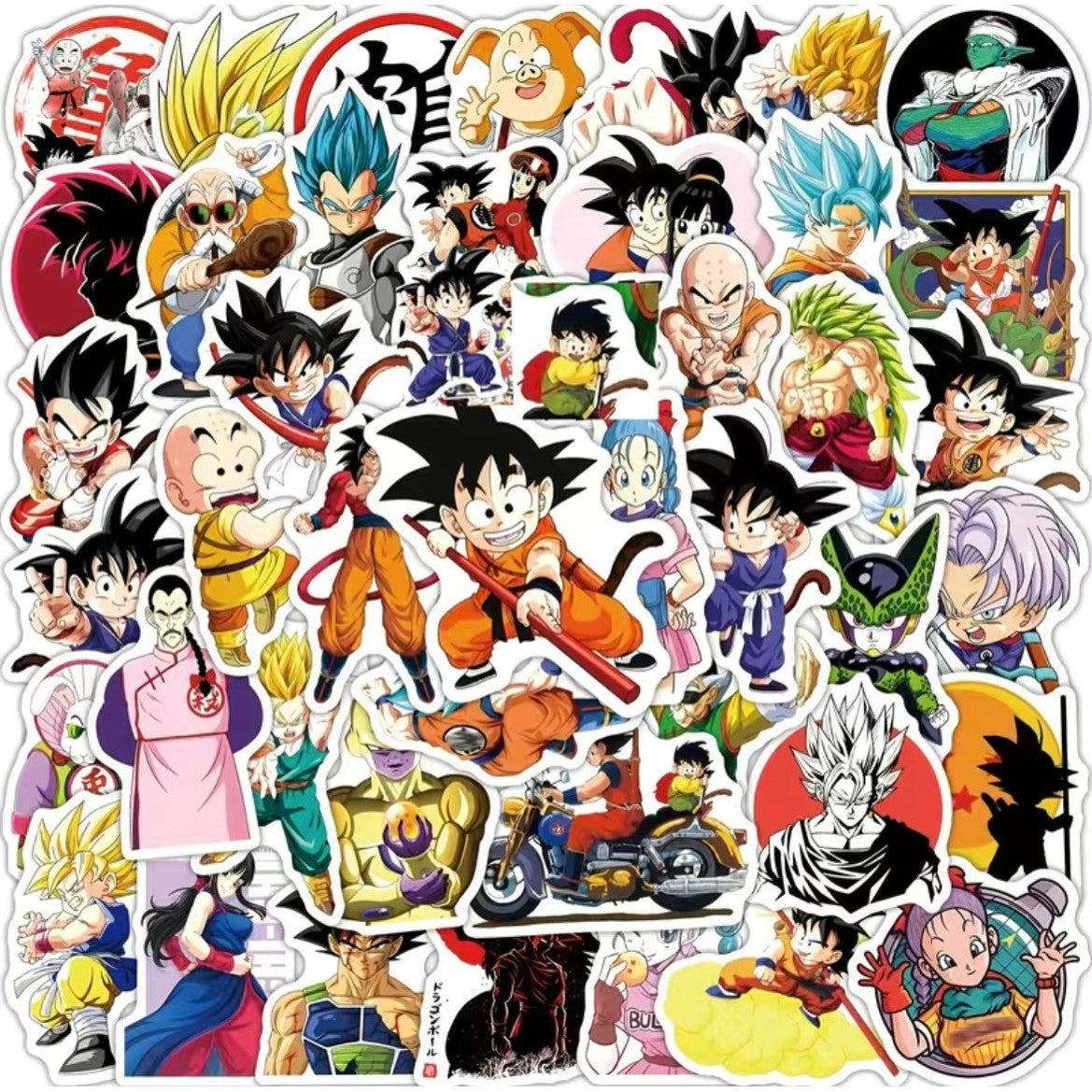 Sticker Pack Anime - Dragon Ball (10, 15 o 20 sticker)