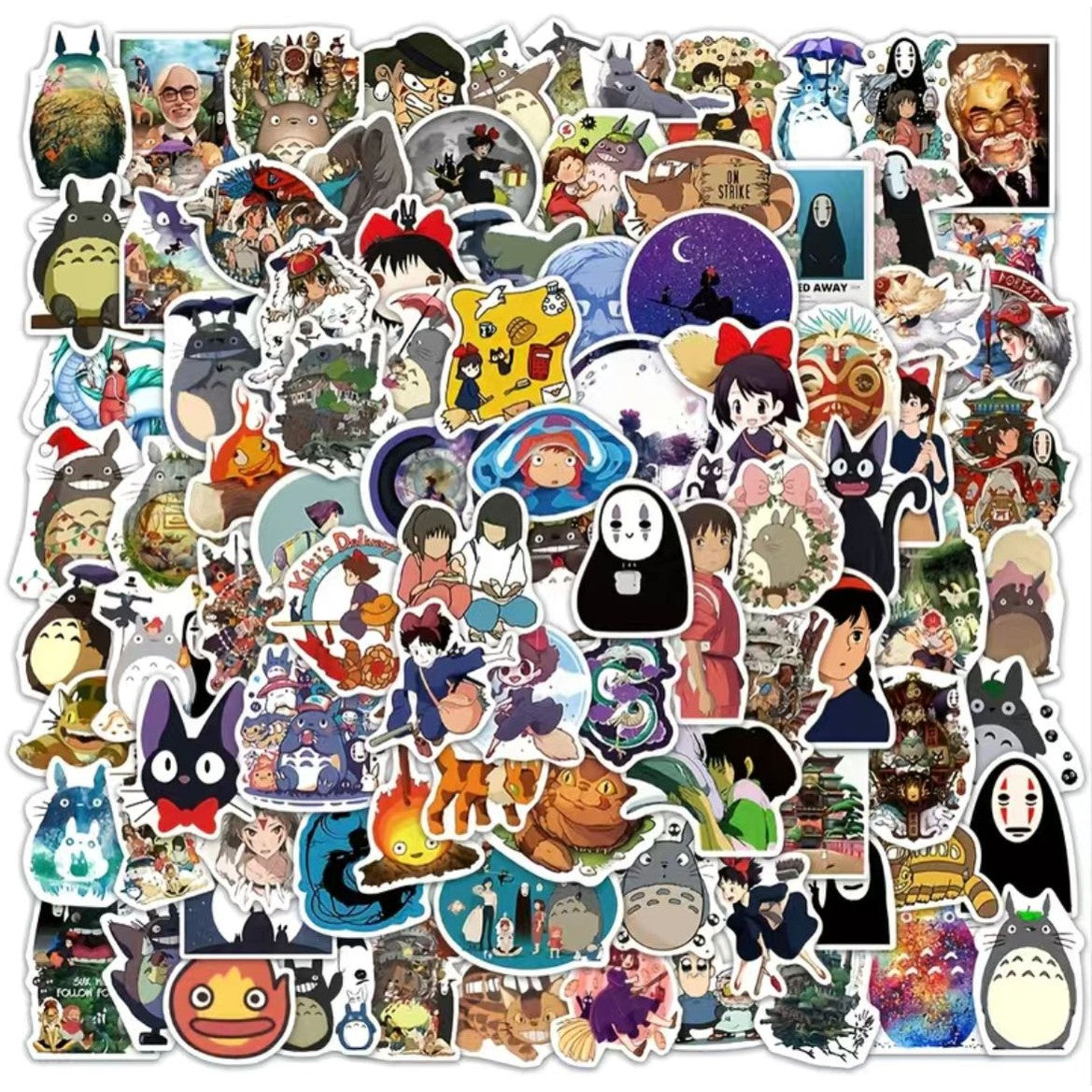 Sticker Pack Anime - Studio Ghibli (10, 15 o 20 sticker)