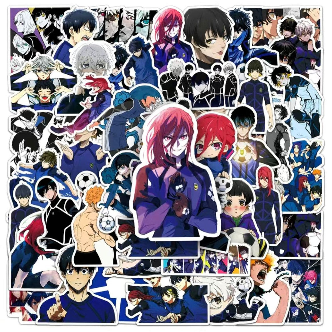 Sticker Pack Anime - Blue Lock (10, 15 o 20 sticker)