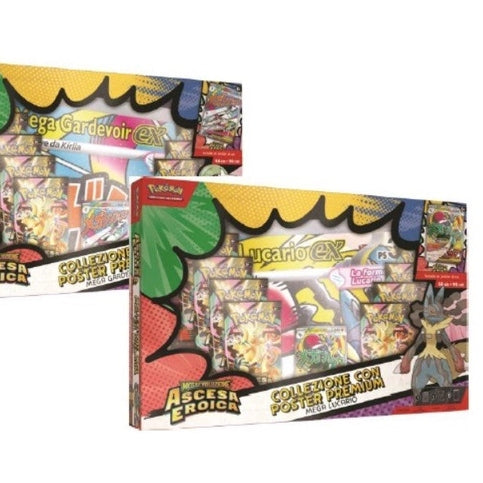 ""PRE-ORDER"" Pokemon M2.5 Collezione Poster Premium Mega Lucario e Mega Gardevoir (IT) Bundle 2 Pezzi