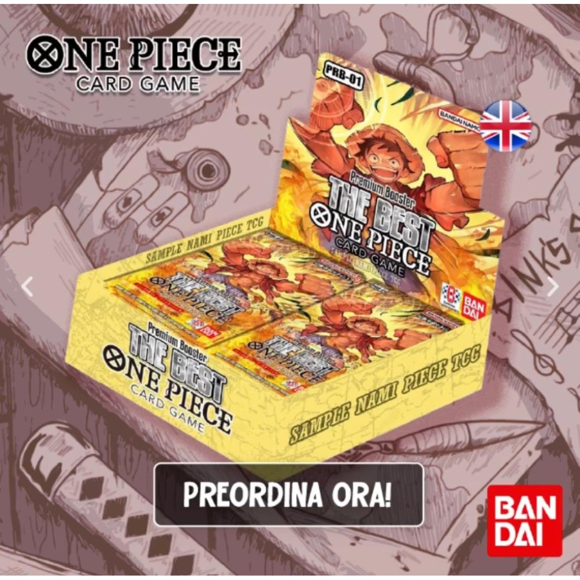 ""PRE-ORDER"" Box One Piece Card Game PREMIUM BOOSTER PACK (20 packs) PRB-01