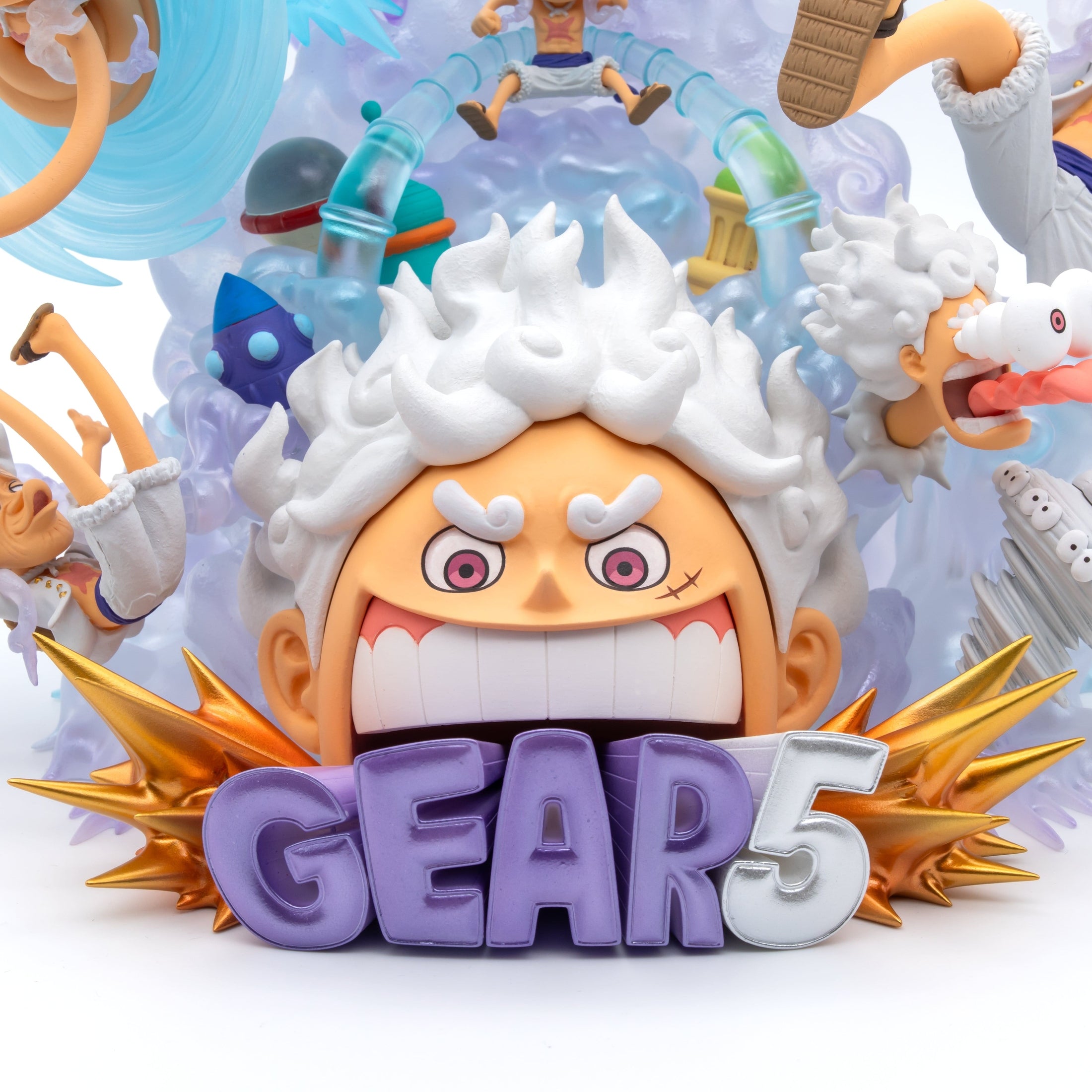 ""PRE-ORDER"" ONE PIECE - S.H. FIGUARTS WORLD COLLECTABLE FIGURE PREMIUM - MONKEY D.LUFFY GEAR 5 SPECIAL - DIORAMA 21CM