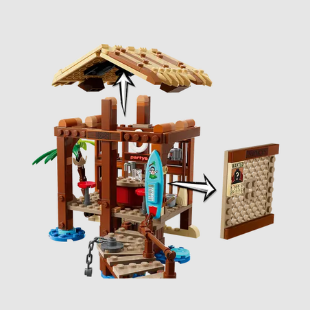 LEGO - ONE PIECE - LA CAPANNA DEL VILLAGGIO FOOSHA
