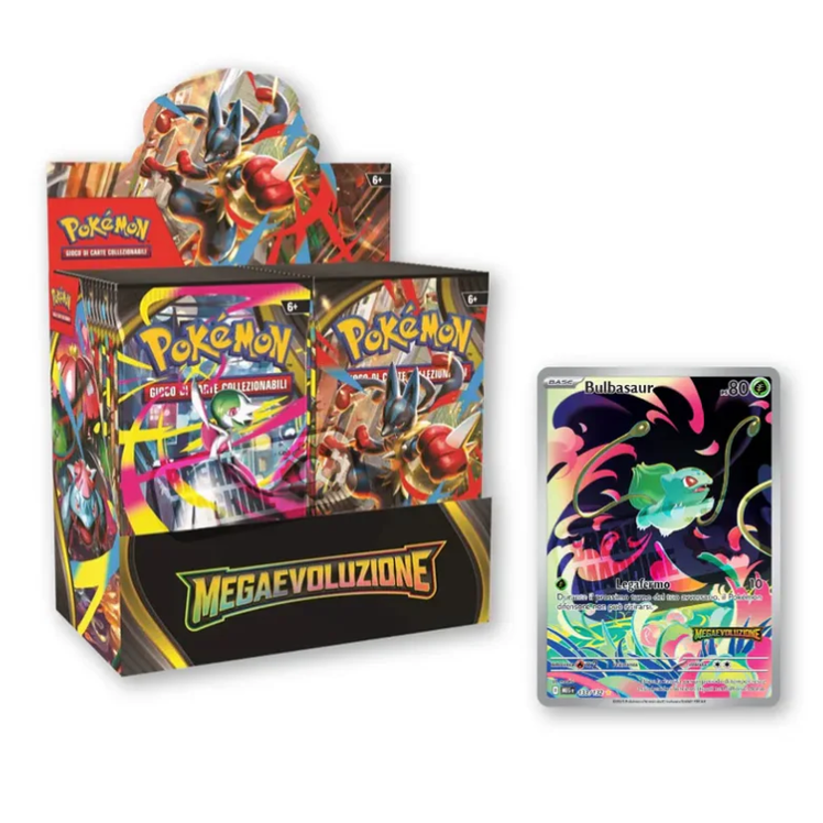 Megaevoluzione Display 36 Buste Box Topper (IT)