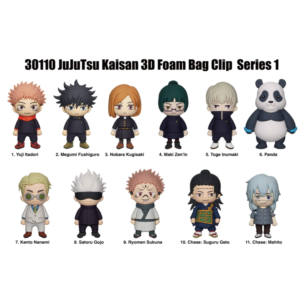 Jujutsu Kaisen Bag Clip Blind Box Display 7 cm