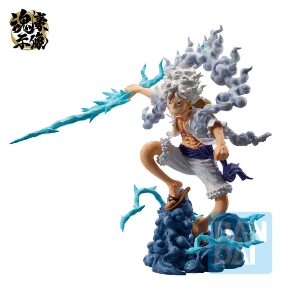 ONE PIECE - ICHIBANSHO FIGURE FROM ICHIBANSHO - EX DEVILS VOL.3 - MONKEY.D.LUFFY GEAR 5 - STATUA 22CM