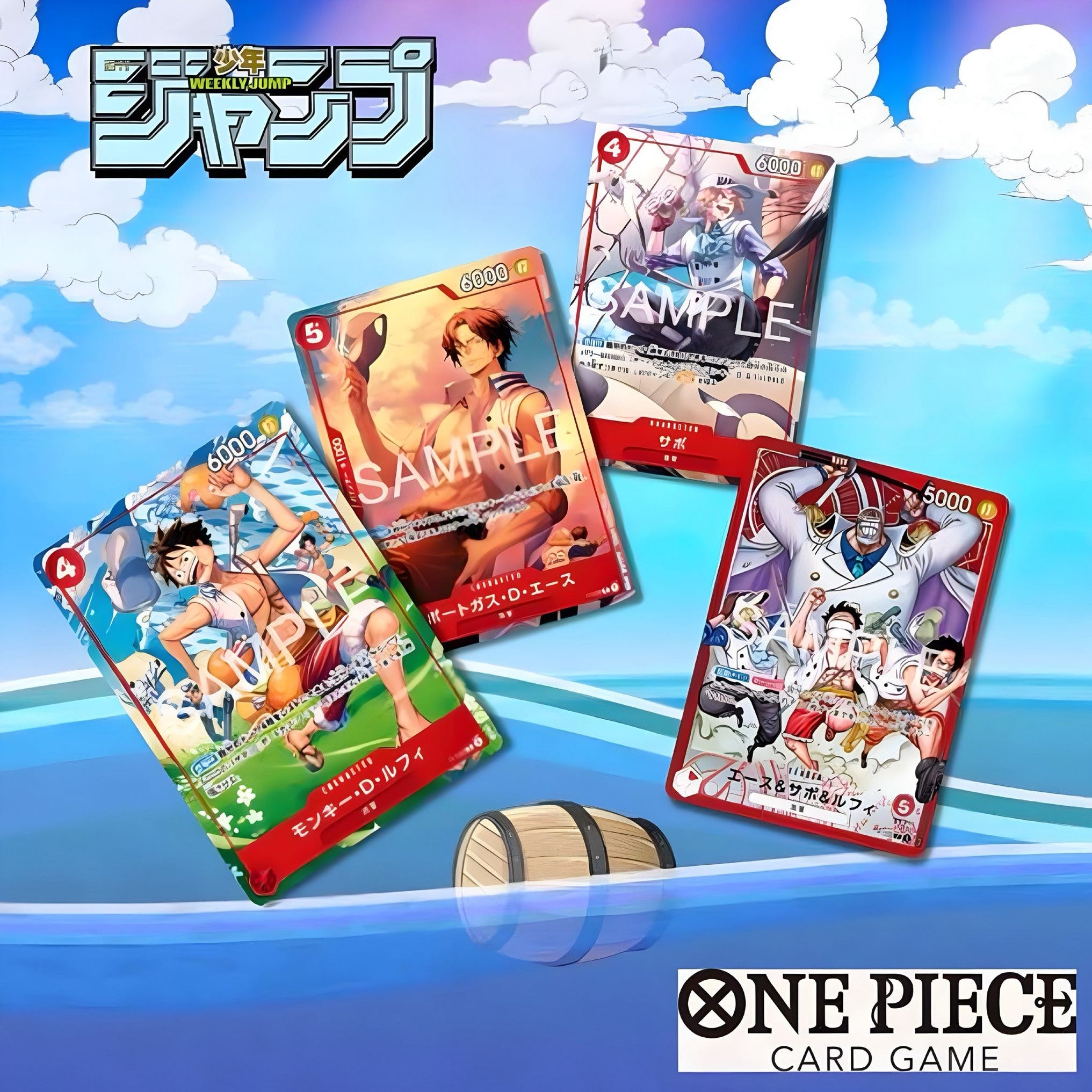 ""PRE-ORDER"" One Piece Card Game One Piece Card Game Ace, Sabo & Luffy Special Starter Deck (Weekly Shonen Jump 4-5 2026) (JAP)