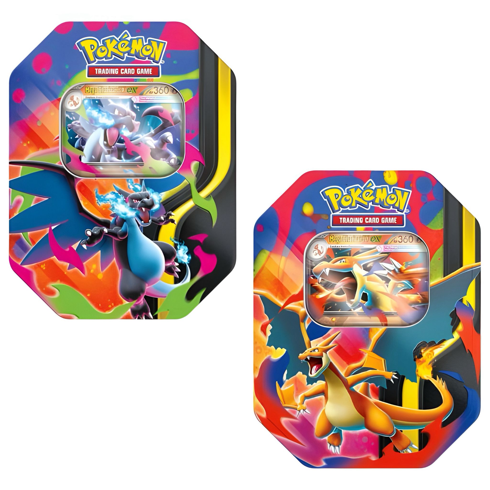 ""PRE-ORDER"" BUNDLE Ascesa Eroica - Tin Da Collezione Mega Charizard X-ex e Mega Charizard Y-ex (IT)