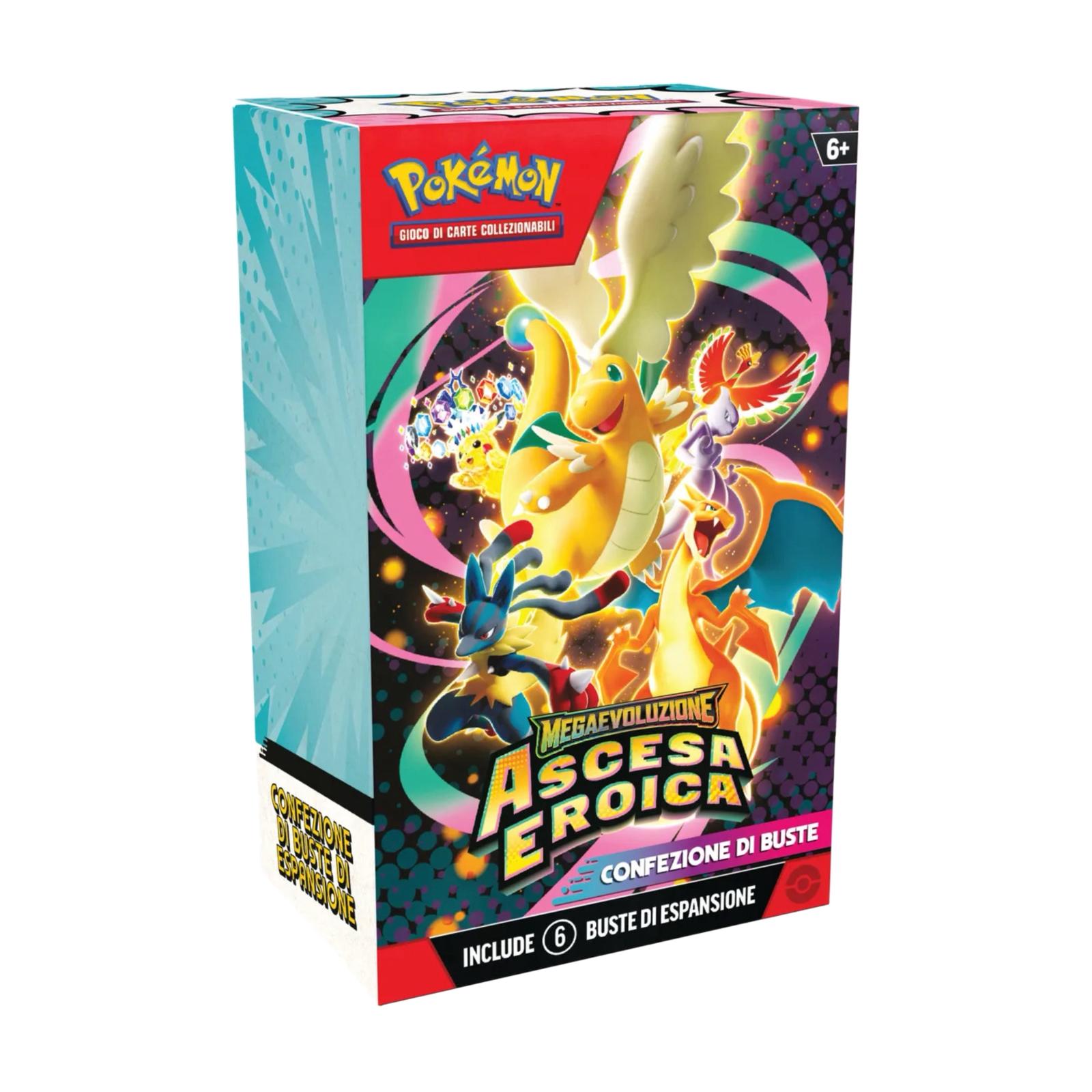 ""PRE-ORDER"" Pokémon Bundle Confezione di Buste dell'espansione Megaevoluzione - Ascesa Eroica (IT)