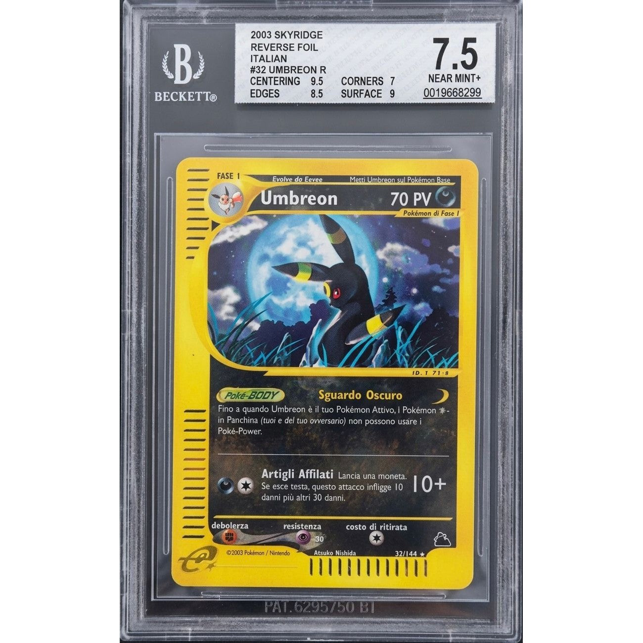 Umbreon (SK 32) Reverse - BGS 7.5