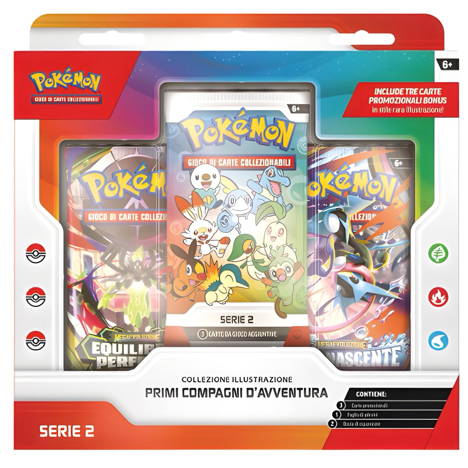 Pokemon Collezione Illustrazione Primi Compagni d'Avventura - Serie 2 (IT)