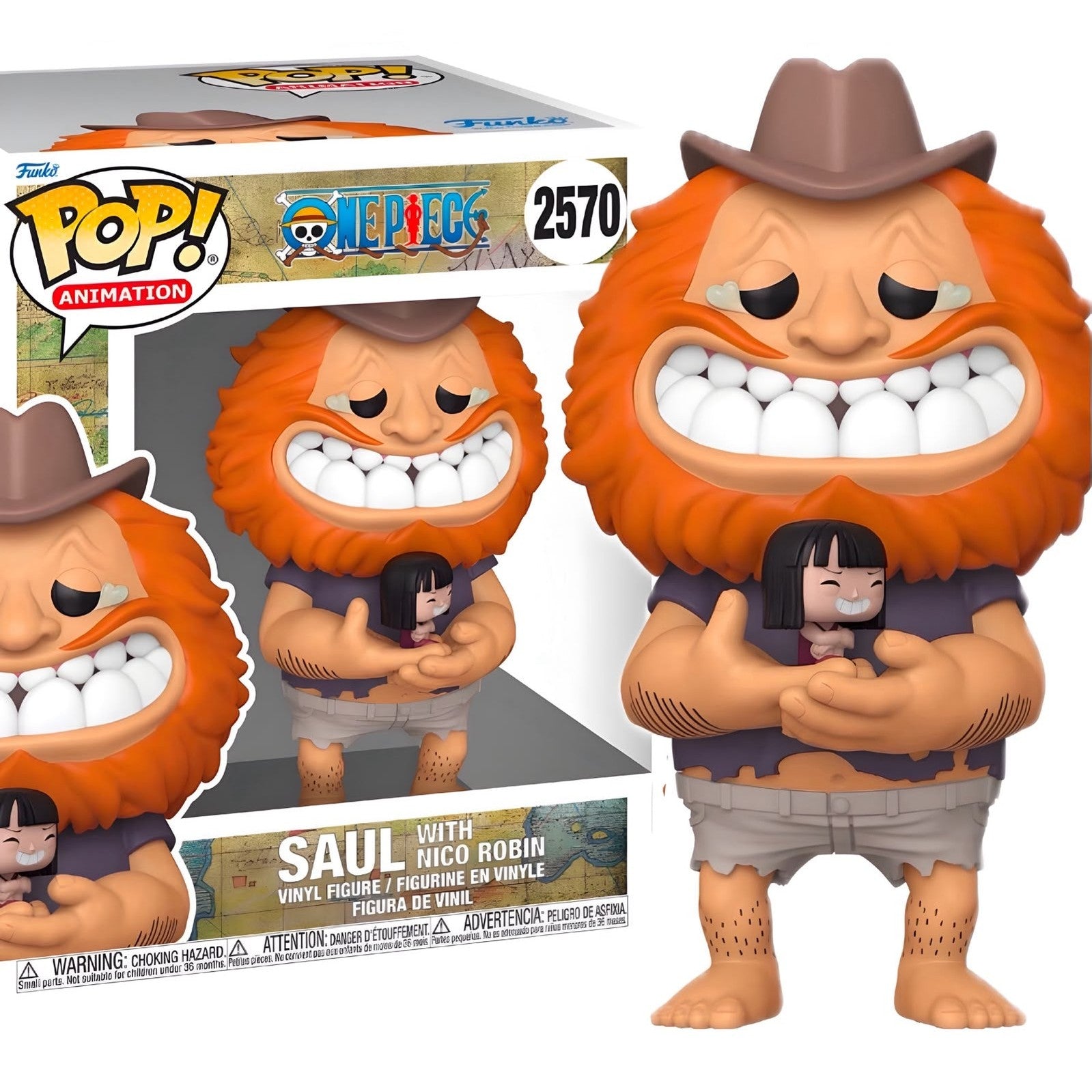 ""PRE-ORDER"" One Piece: Funko Pop! Super - Saul With Nico Robin