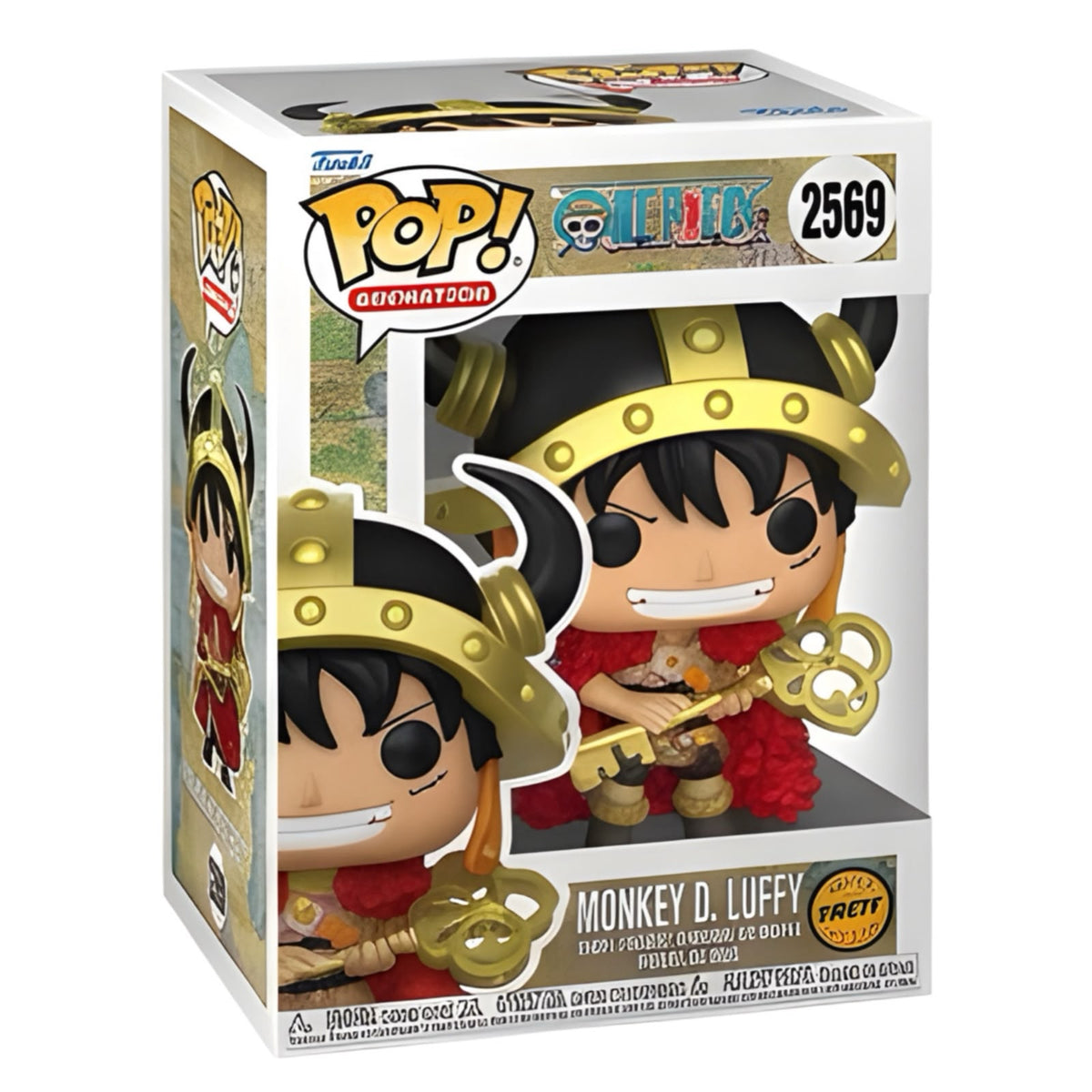 [Pre-order] Funko Pop! Monkey D. Luffy CHASE (With Helmet) #2569 | One Piece