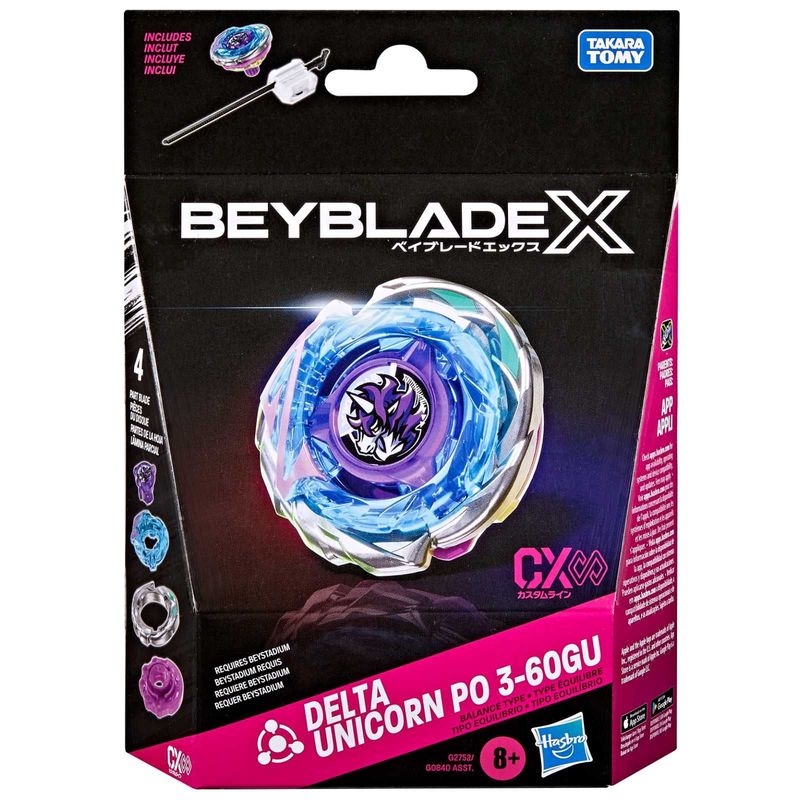 BEYBLADE-X - STARTER PACK - DELTA UNICORN PO 3-60GU