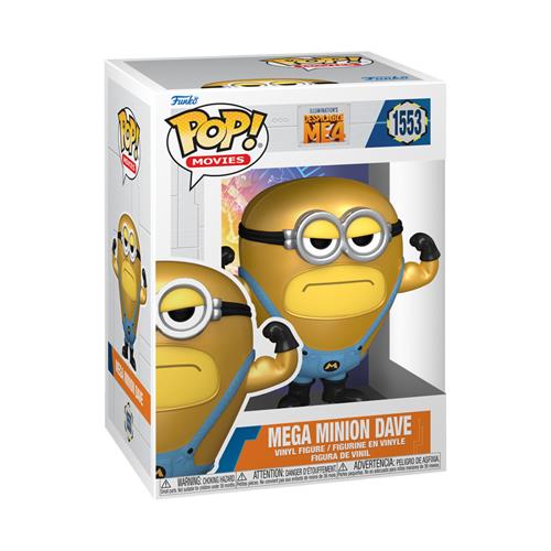 CATTIVISSIMO ME 4 - POP FUNKO VINYL FIGURE 1553 MEGA MINION DAVE 9CM