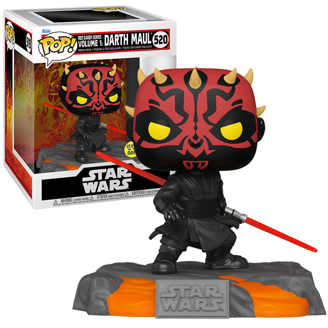 Funko Pop! Star Wars - Darth Maul (520) - Glow in the dark EXM