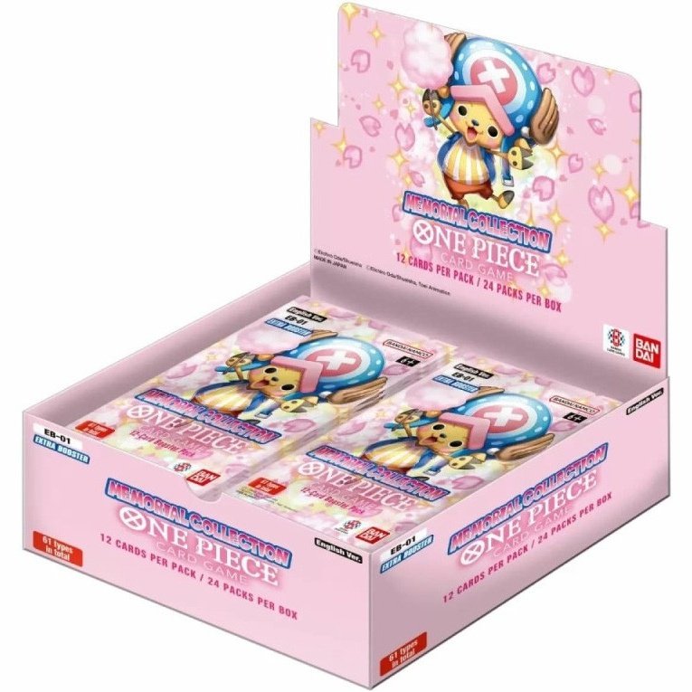 ONE PIECE CARD GAME - EB-01 - EXTRA BOOSTER MEMORIAL COLLECTION - DISPLAY 24 BUSTE - ENG