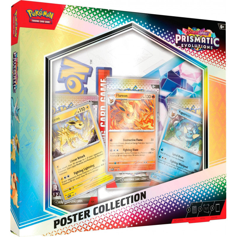 ""PRE-ORDER"" Pokemon SV8.5 Evoluzioni Prismatiche Collezione con Poster (IT)