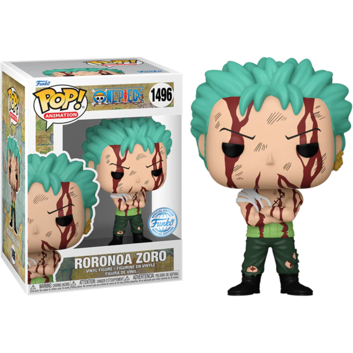 ONE PIECE - POP FUNKO VINYL FIGURE 1496 ZORO (NOTHING HAPPENEND) 9CM EXCL
