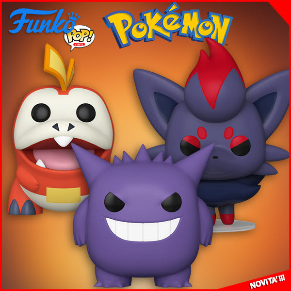 ""PRE-ORDER"" Funko POP! Pokemon: Gengar - Fuecoco - Zorua BUNDLE